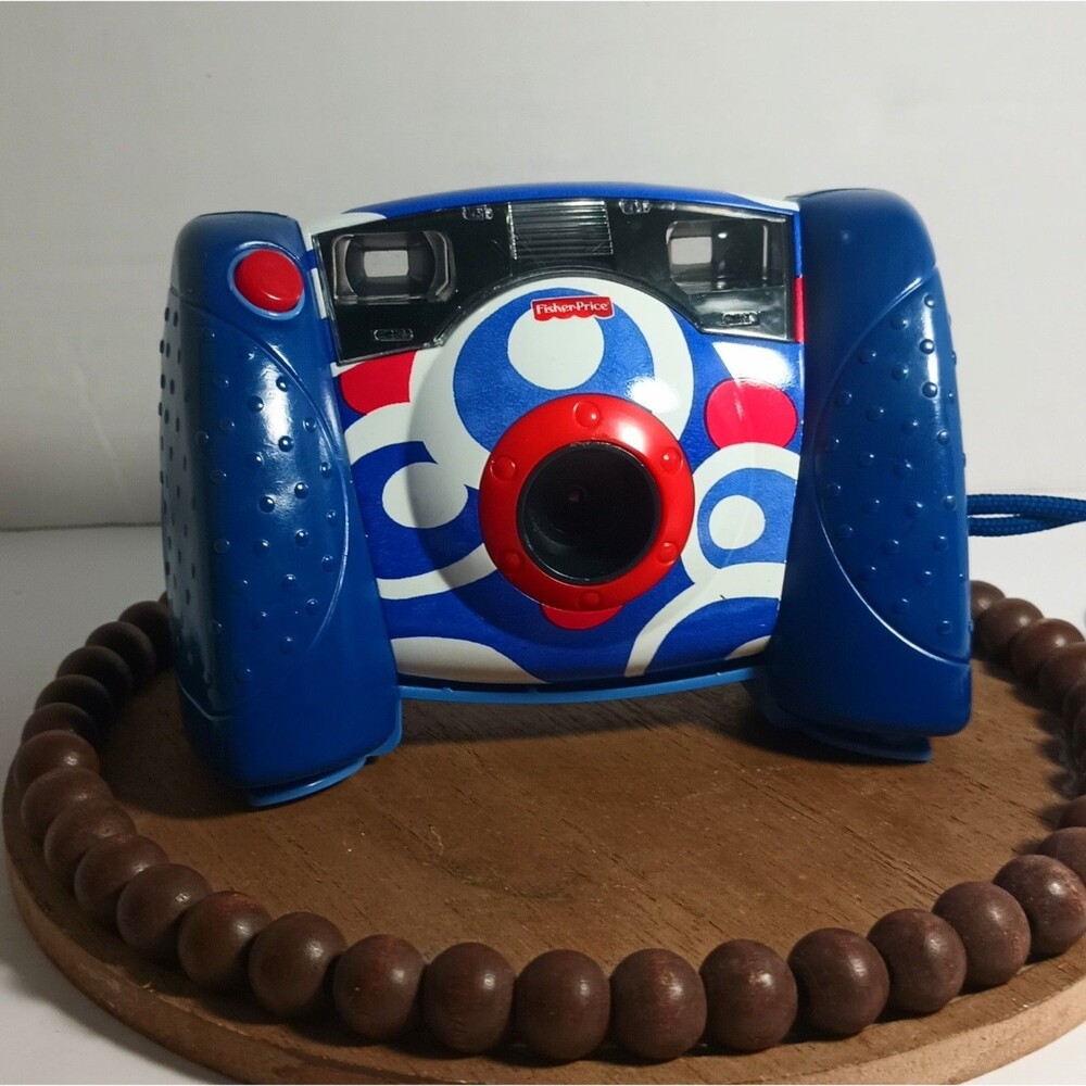 2007 Mattel Inc. Fisher Price Blue Tough Digital Camera L8341/L8342 FOR PARTS